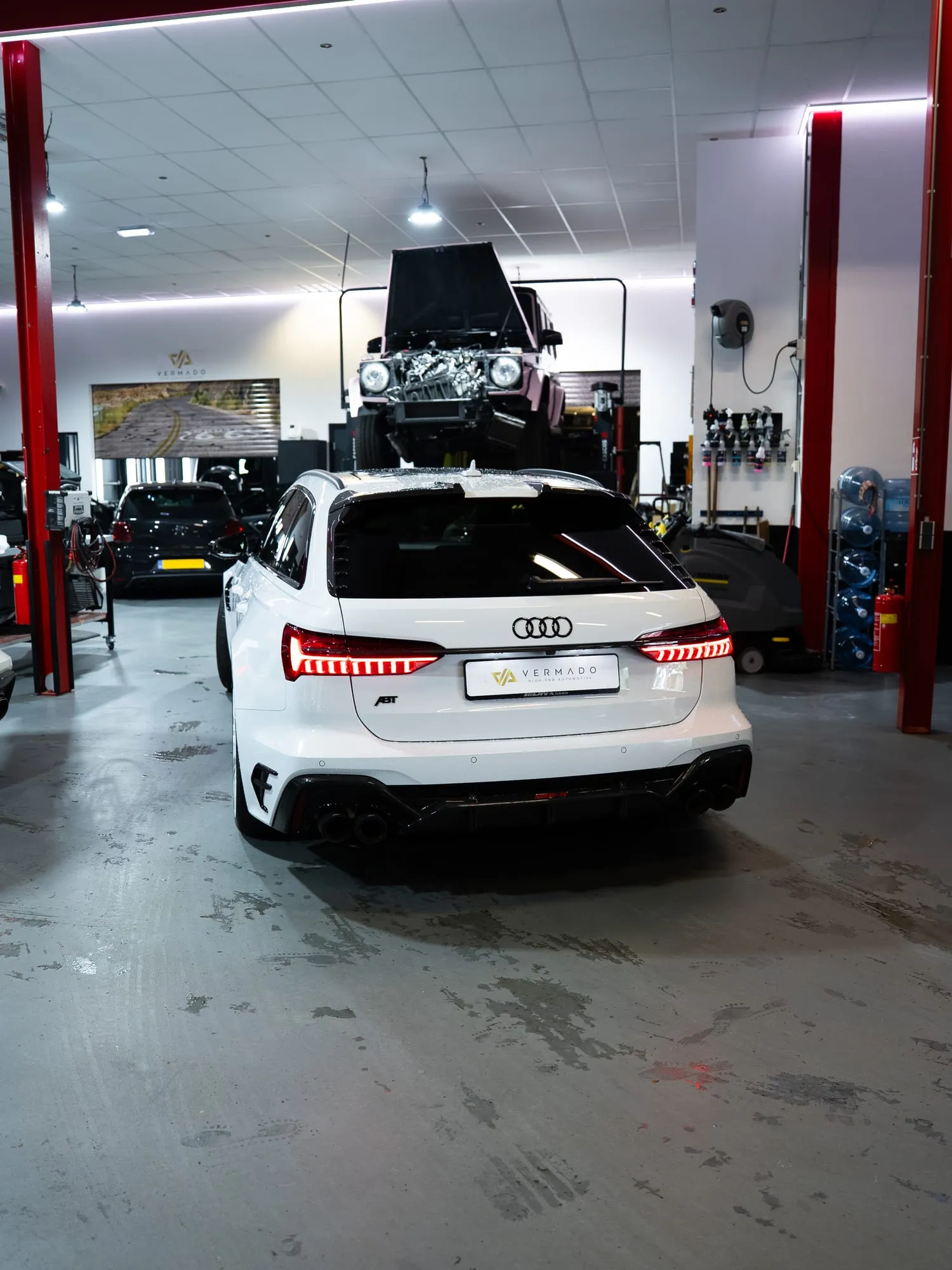 Vermado Audi, Quattro aandrijflijn & remmen
